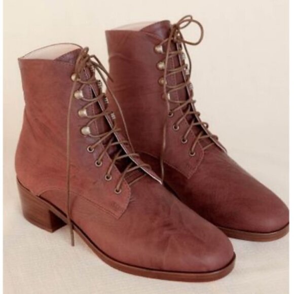 đź’•CHRISTY DAWNđź’• The Dawn Boot ~ Mahogany 7 New In Box - Picture 11 of 16